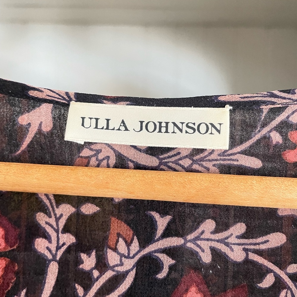 Ulla Johnson Silk Aida Dress in Dark Floral - Picture 8 of 12